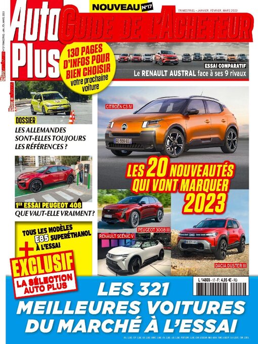 Title details for AUTO PLUS GUIDE DE L'ACHETEUR by Editions Mondadori Axel Springer (EMAS) - Available